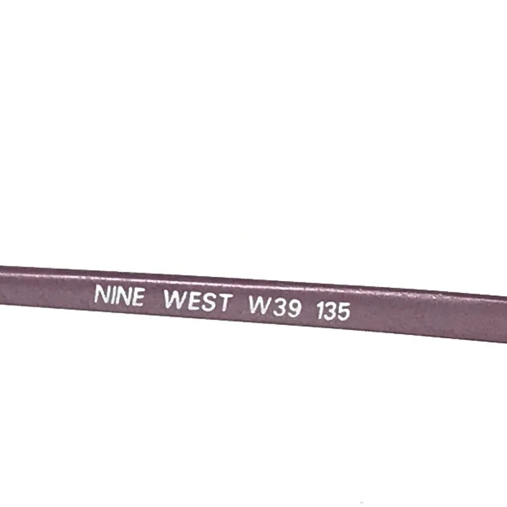 Nine West Petite Eyeglasses Frames 321 W39 Purple Cat Eye Half Rim 49-19-135